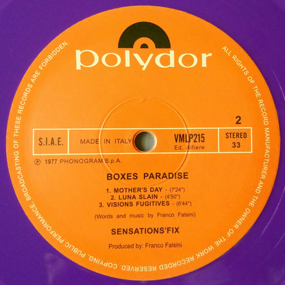 Sensations' Fix - Boxes Paradise (nuovo)