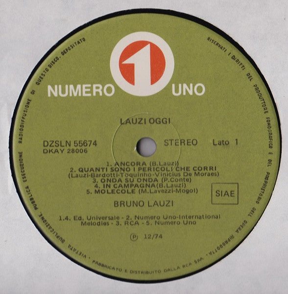 Bruno Lauzi - Lauzi Oggi