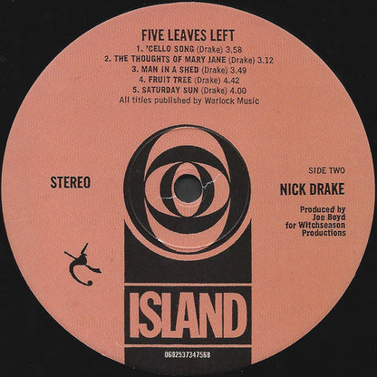 Nick Drake - Five Leaves Left (nuovo)