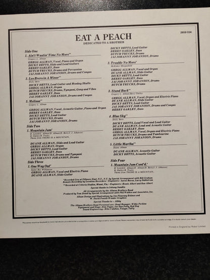 The Allman Brothers Band - Eat A Peach