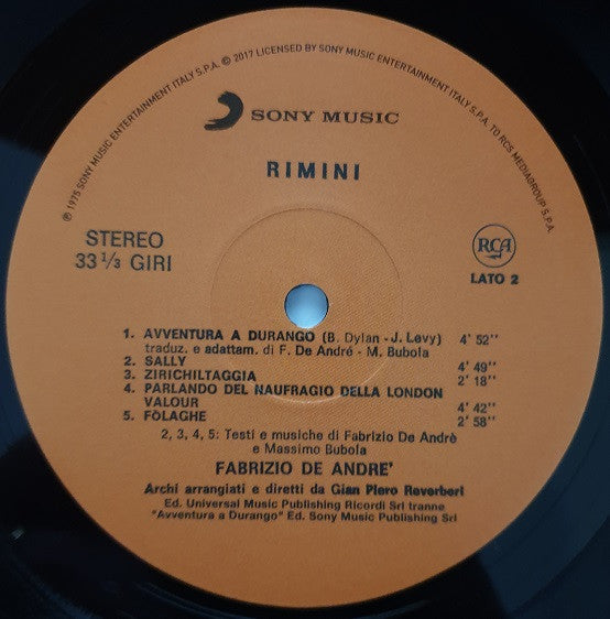 Fabrizio De André - Rimini