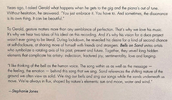 Gerald Clayton - Bells On Sand (nuovo)