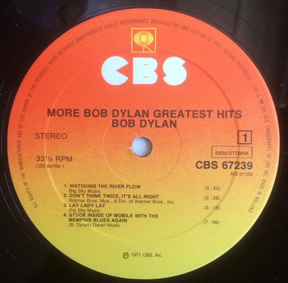 Bob Dylan - More Bob Dylan Greatest Hits