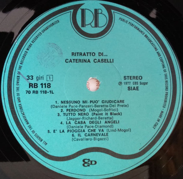 Caterina Caselli - Ritratto Di... Caterina Caselli