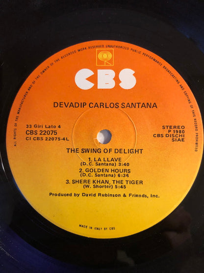 Carlos Santana - The Swing Of Delight