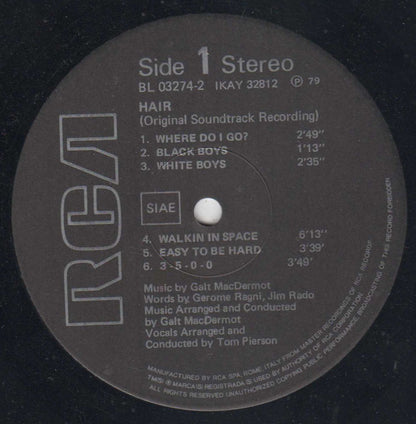 Galt MacDermot - Hair (Original Soundtrack Recording)