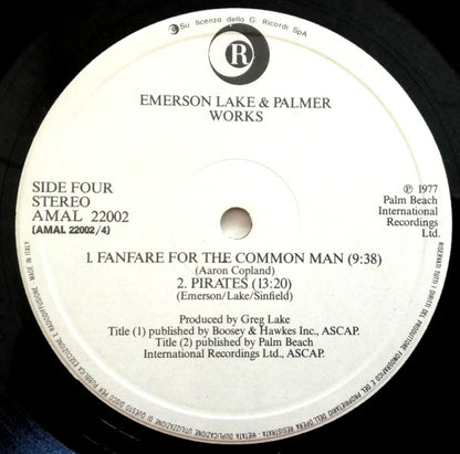 Emerson, Lake & Palmer - Works (Volume 1)
