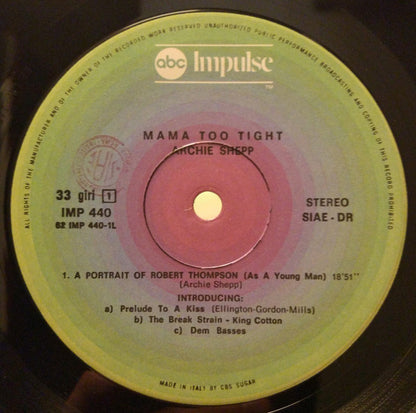 Archie Shepp - Mama Too Tight