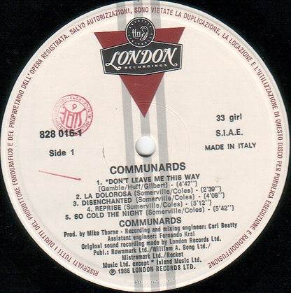 The Communards - Communards