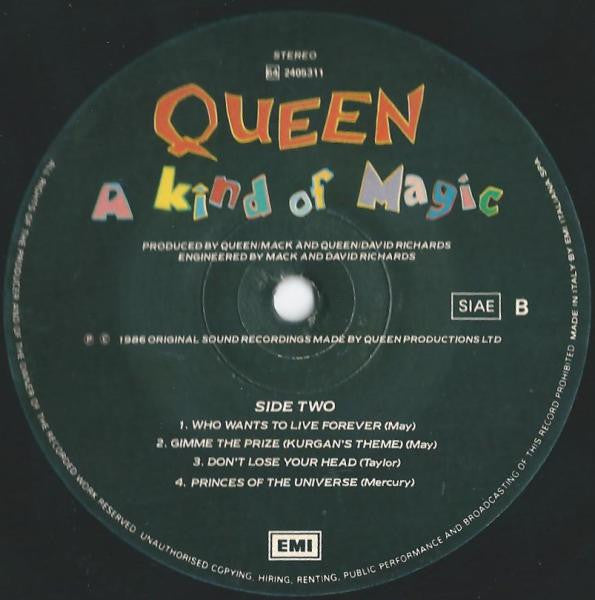 Queen - A Kind Of Magic