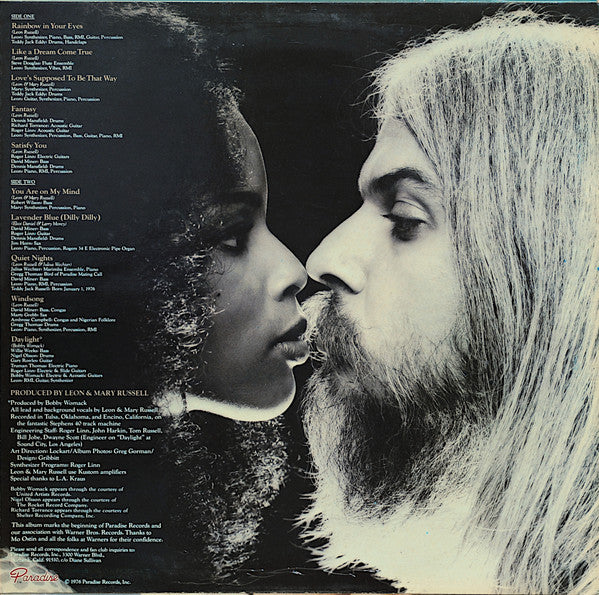 Leon & Mary Russell - Wedding Album