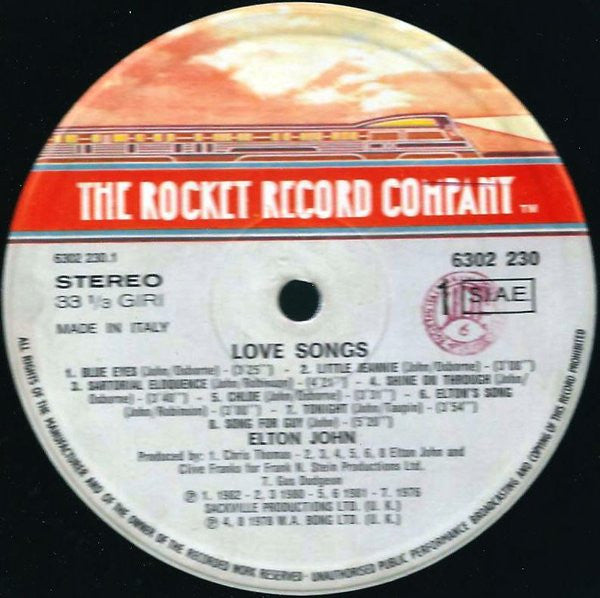 Elton John - Love Songs