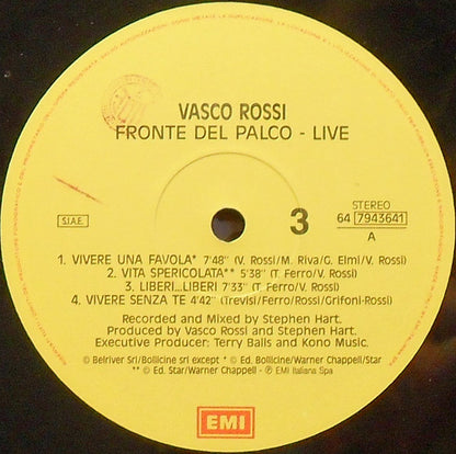 Vasco Rossi - Fronte Del Palco - Live