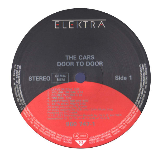 The Cars - Door To Door