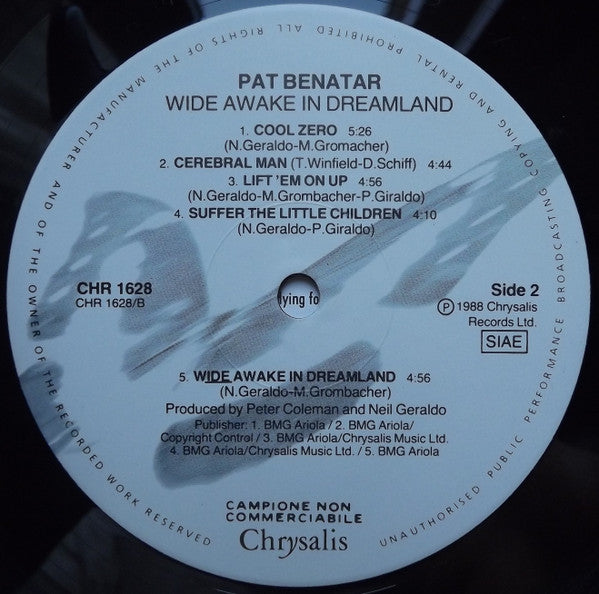 Pat Benatar - Wide Awake In Dreamland