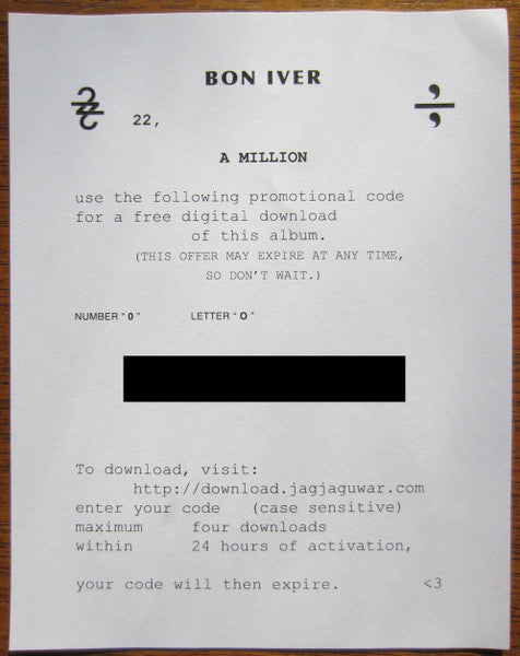 Bon Iver - 22, A Million
