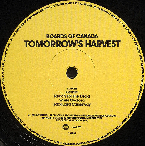 Boards Of Canada - Tomorrow's Harvest