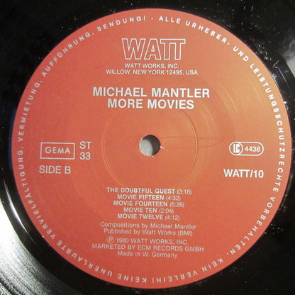 Michael Mantler - More Movies