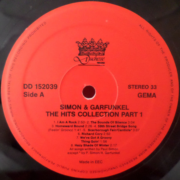 Simon & Garfunkel - The Hits Collection Part 1
