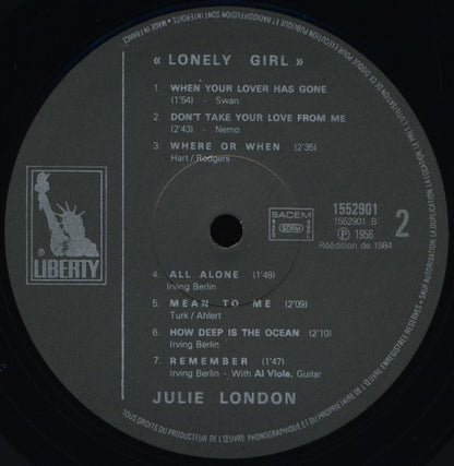 Julie London - Lonely Girl
