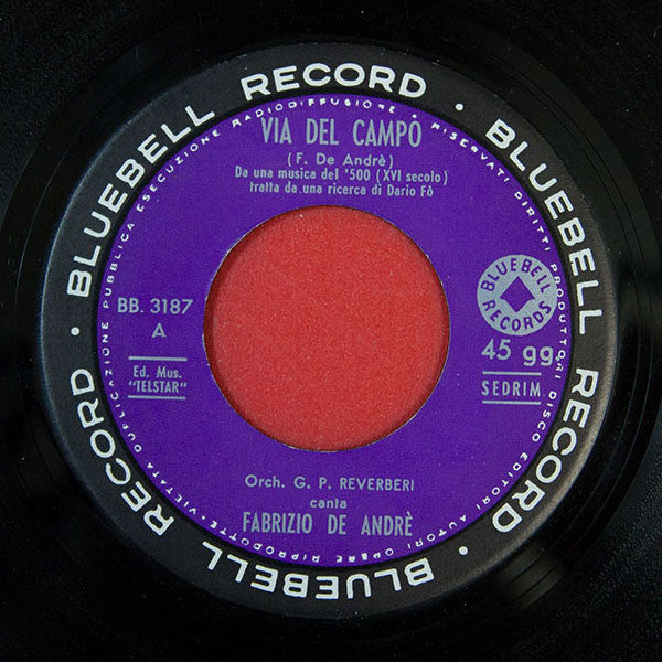 Fabrizio De André - Via Del Campo / Bocca Di Rosa (7")