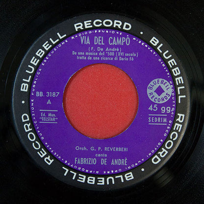 Fabrizio De André - Via Del Campo / Bocca Di Rosa (7")