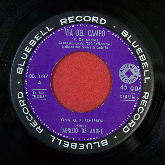 Fabrizio De André - Via Del Campo / Bocca Di Rosa (7")
