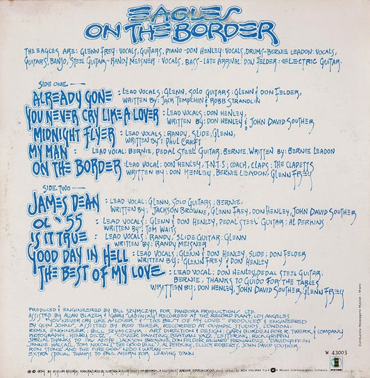 Eagles - On The Border