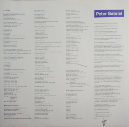 Peter Gabriel - So