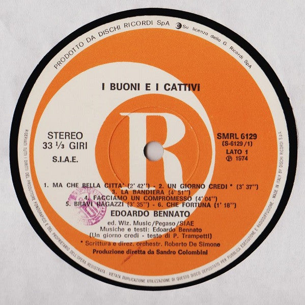 Edoardo Bennato - I Buoni E I Cattivi