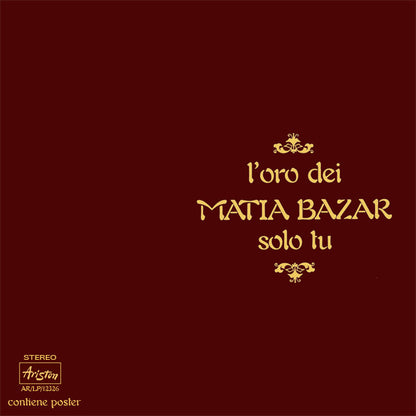 Matia Bazar - L'Oro Dei Matia Bazar - Solo Tu