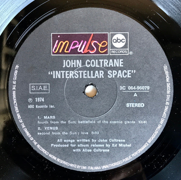 John Coltrane - Interstellar Space