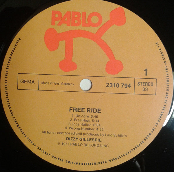 Dizzy Gillespie - Free Ride