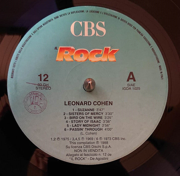 Leonard Cohen - Leonard Cohen