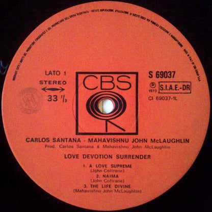 Carlos Santana - Love Devotion Surrender