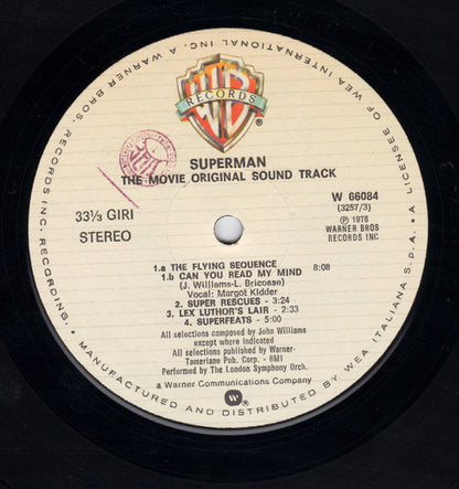 John Williams - Superman Il Film. (Original Sound Track)