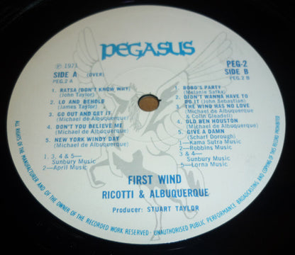 Ricotti & Albuquerque ‎– First Wind