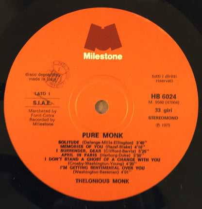 Thelonious Monk - Pure Monk