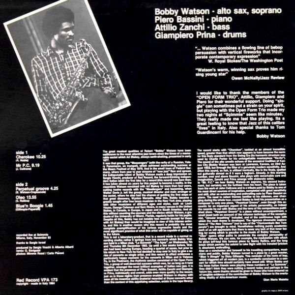 Bobby Watson - Live In Europe - Perpetual Groove