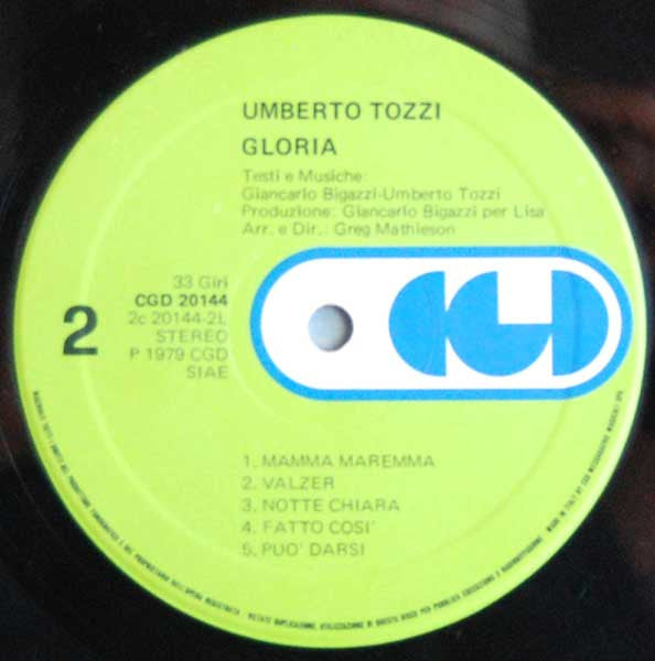 Umberto Tozzi - Gloria