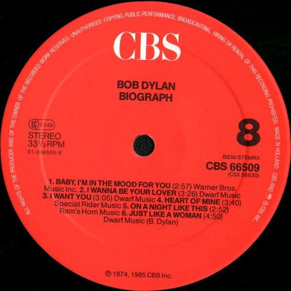 Bob Dylan - Biograph (Box)