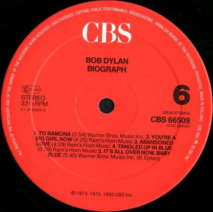 Bob Dylan - Biograph (Box)