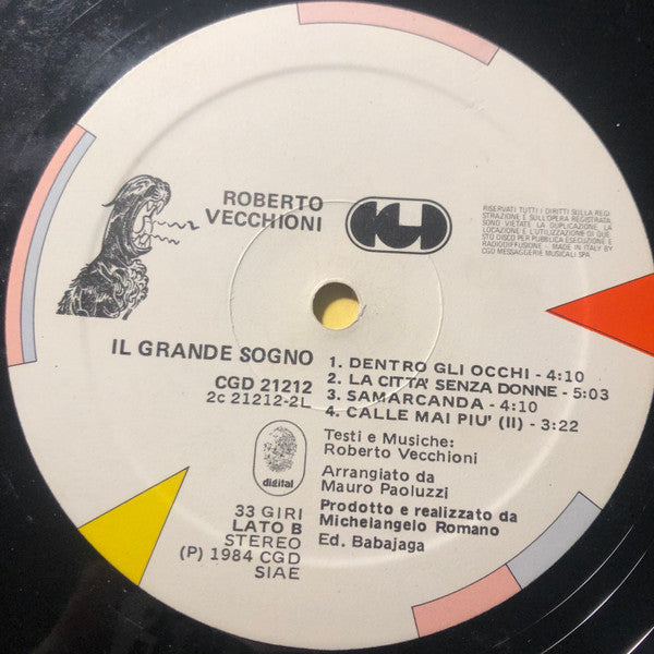 Roberto Vecchioni - Il Grande Sogno