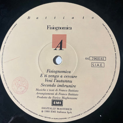 Franco Battiato - Fisiognomica