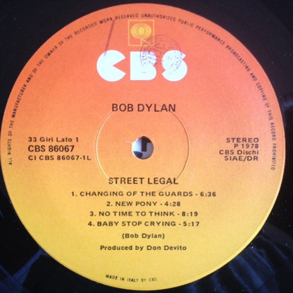 Bob Dylan - Street-Legal