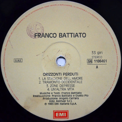 Franco Battiato - Orizzonti Perduti