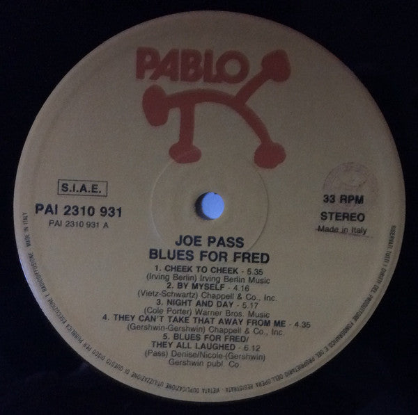 Joe Pass - Blues For Fred
