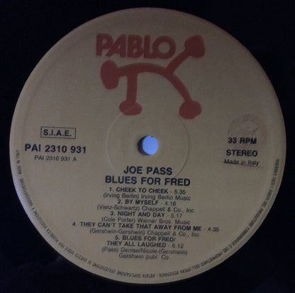 Joe Pass - Blues For Fred