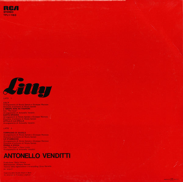 Antonello Venditti - Lilly