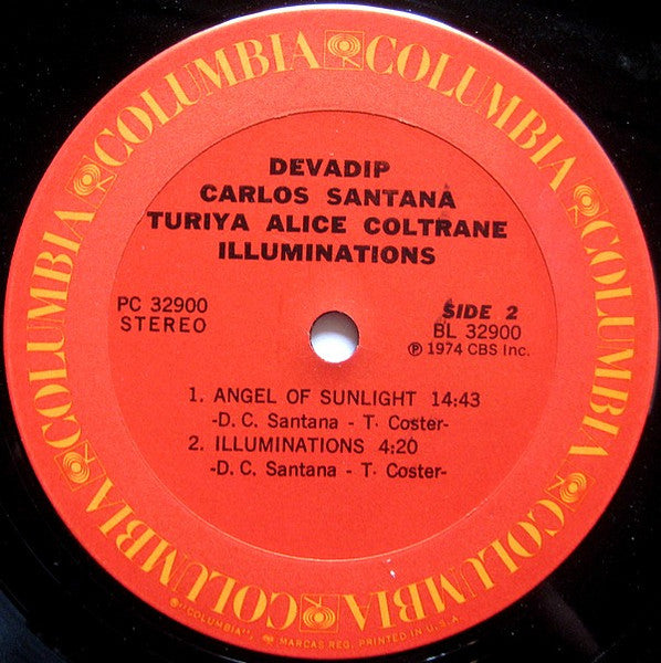 Devadip Carlos Santana & Turiya Alice Coltrane ‎– Illuminations